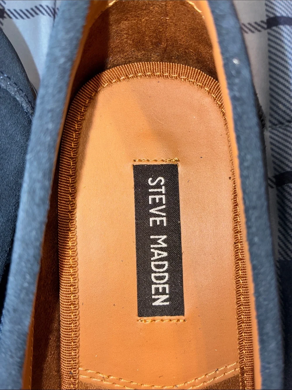 NEW Steve Madden Gaddis men’s shoes size 8 navy